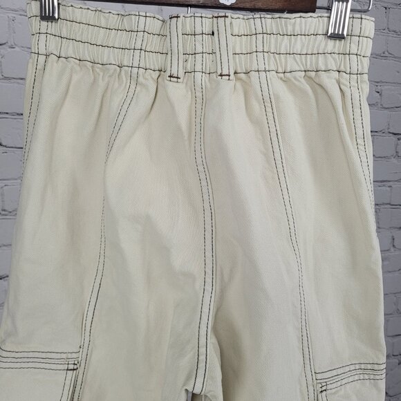 BDG Urban Outfitters Ivory Relaxed Skate Jean High Rise Cargo 25 (25x30) - Picture 7 of 16